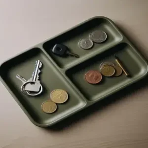 Vassoio moderno per chiavi e monete "Army Boy II"